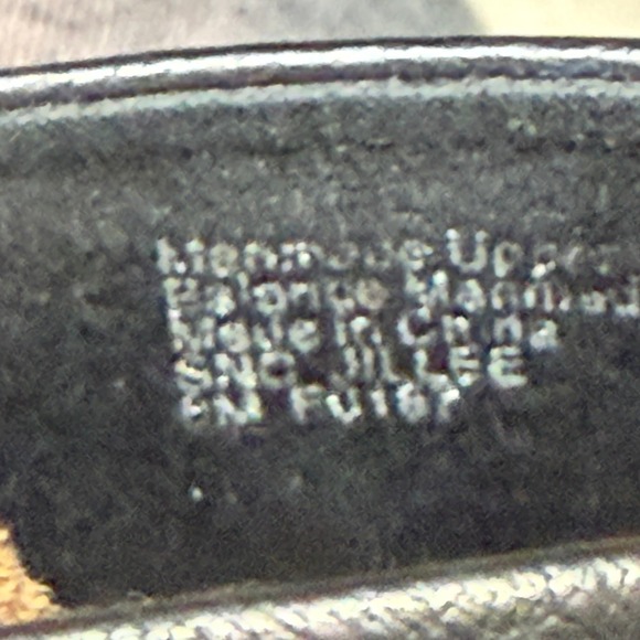 Style & Co size 6 women's slip on heel black‎ sandals - Picture 3 of 3